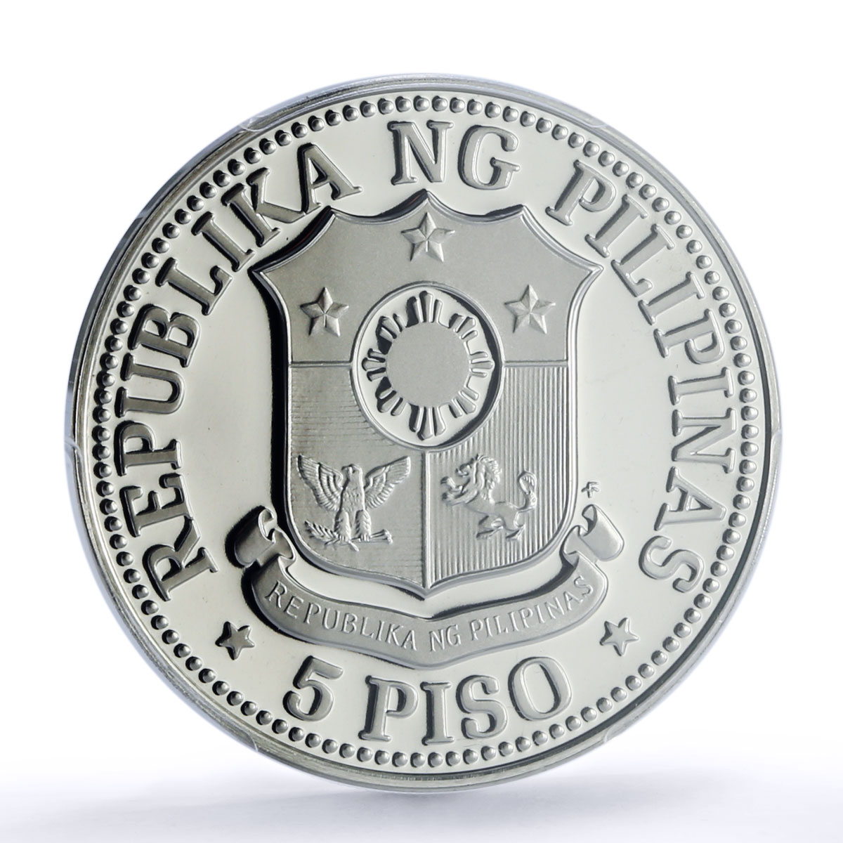 Philippines 5 piso Marcos New Society KM-210.1 PR 69 PCGS nickel coin 1976