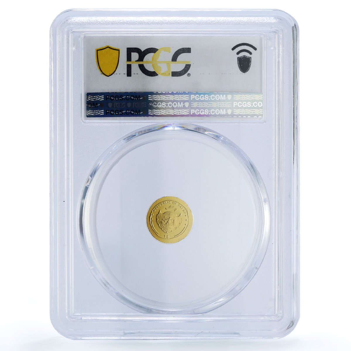 Palau 1 dollar Romulus Remus Aureus Restrike KM-327 MS 70 PCGS gold coin 2010