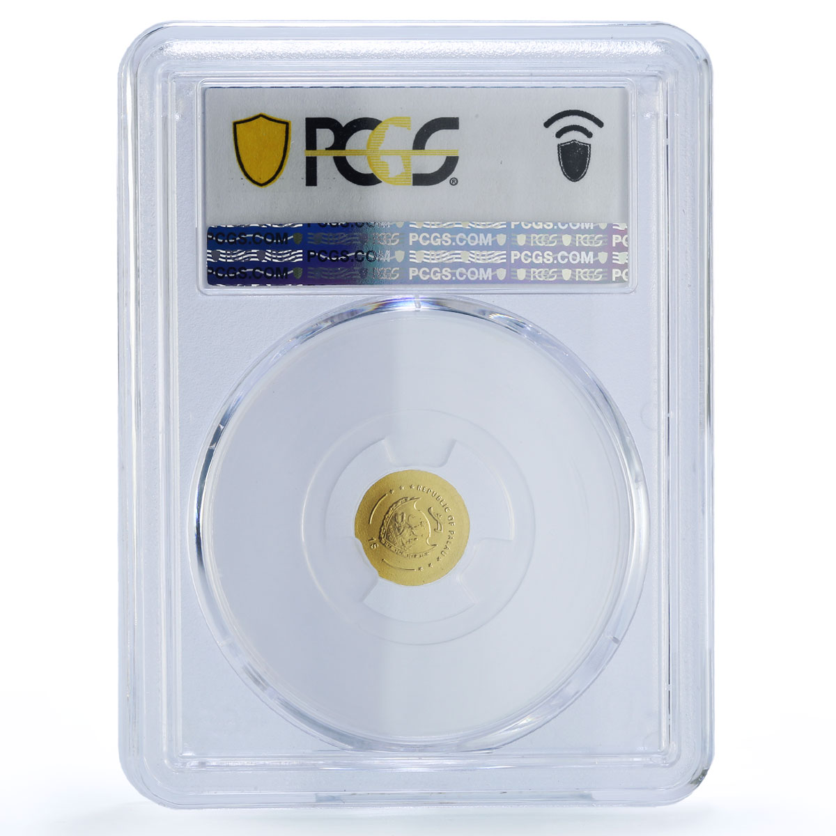 Palau 1 dollar Theodosius Aureus Restrike KM-610 MS 70 PCGS gold coin 2012