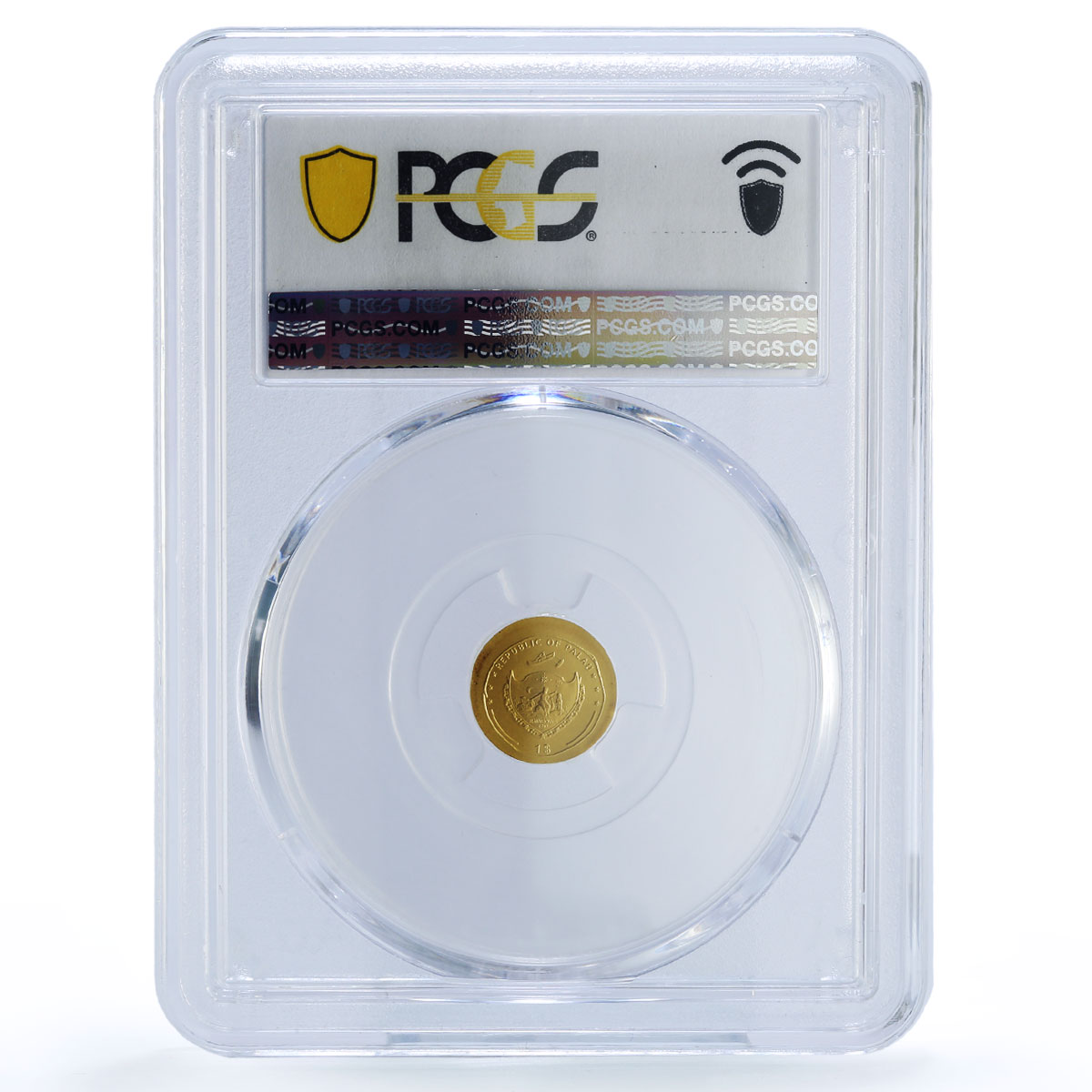 Palau 1 dollar Germanicus Aureus Restrike KM-236 MS 70 PCGS gold coin 2009