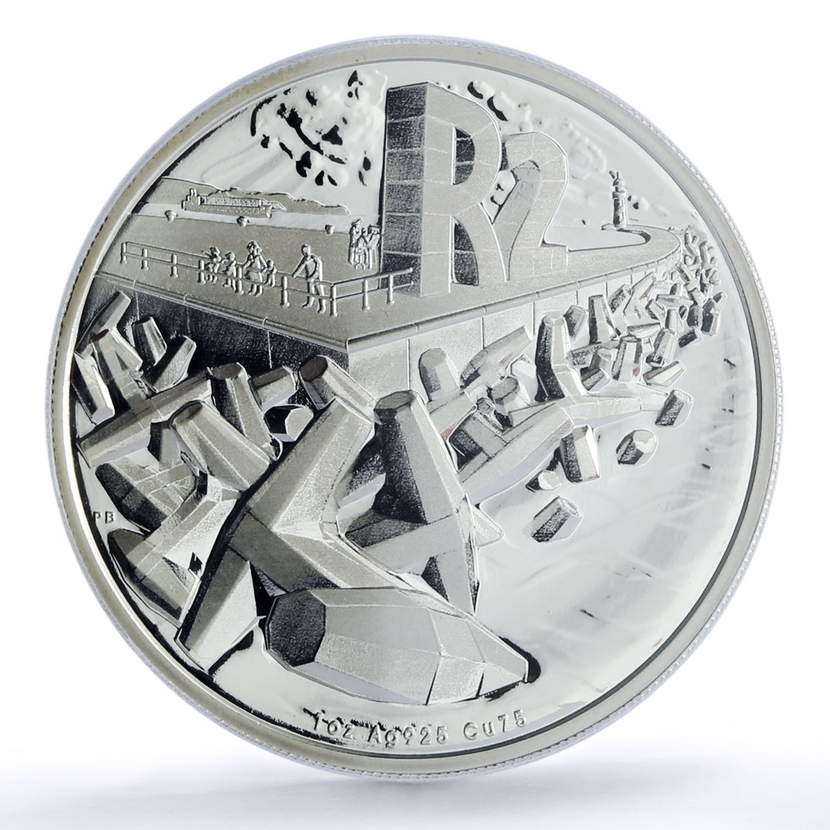 South Africa 2 rand The Dolos Inventions HERN# NL43 PR 69 PCGS silver coin 2016