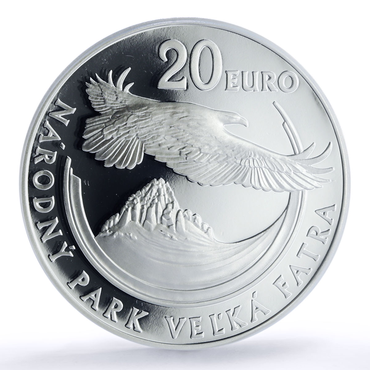 Slovakia 20 euro Velka Fatra Narodny Park Eagle Bird PR 69 PCGS silver coin 2009