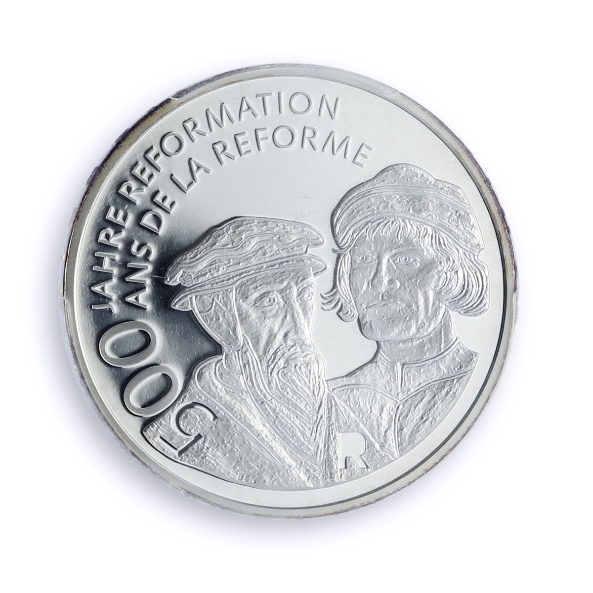 Switzerland 500 francs Reformation Zwingli Calvin MS 69 PCGS silver coin 2017