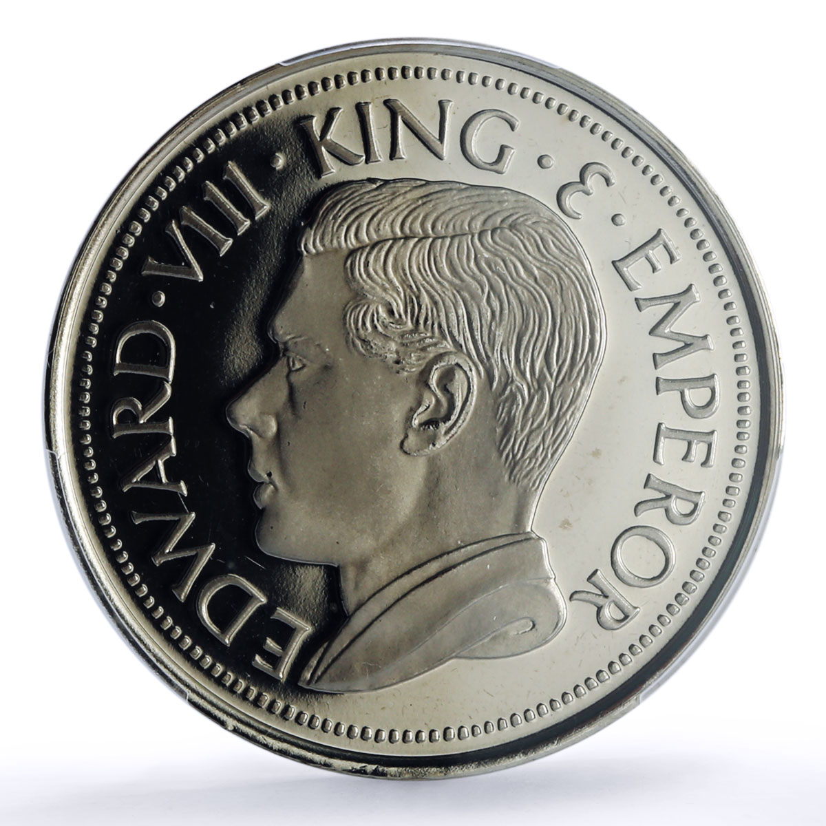 Burma Myanmar Edward VIII Crown Hearn Patterns 1936 PR 67 PCGS CuNi medal 1984