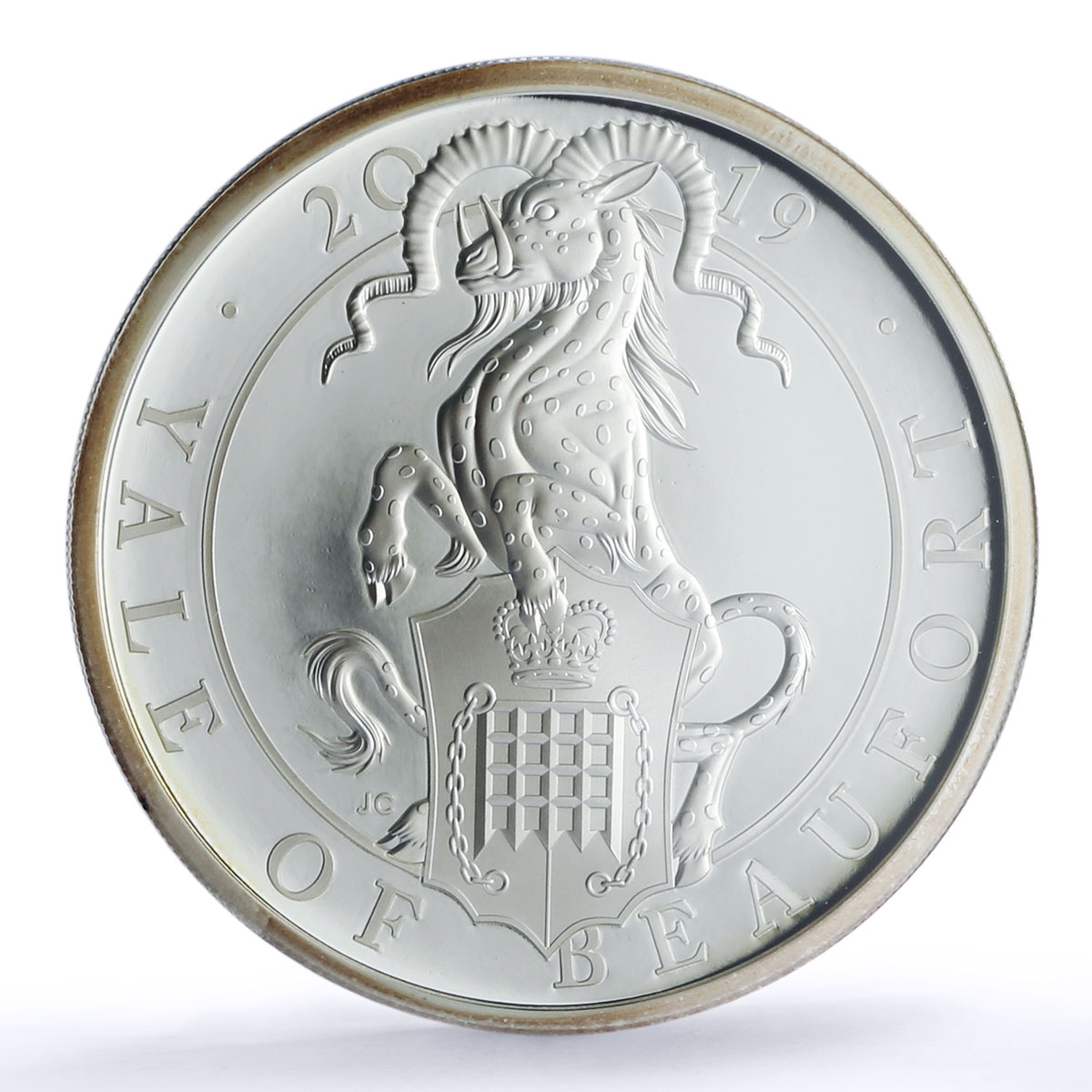 Great Britain 2 pounds Yale Beaufort Queen Beasts PR 69 PCGS silver coin 2019