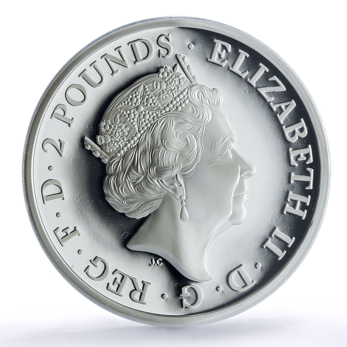 Great Britain 2 pounds Yale Beaufort Queen Beasts PR 69 PCGS silver coin 2019