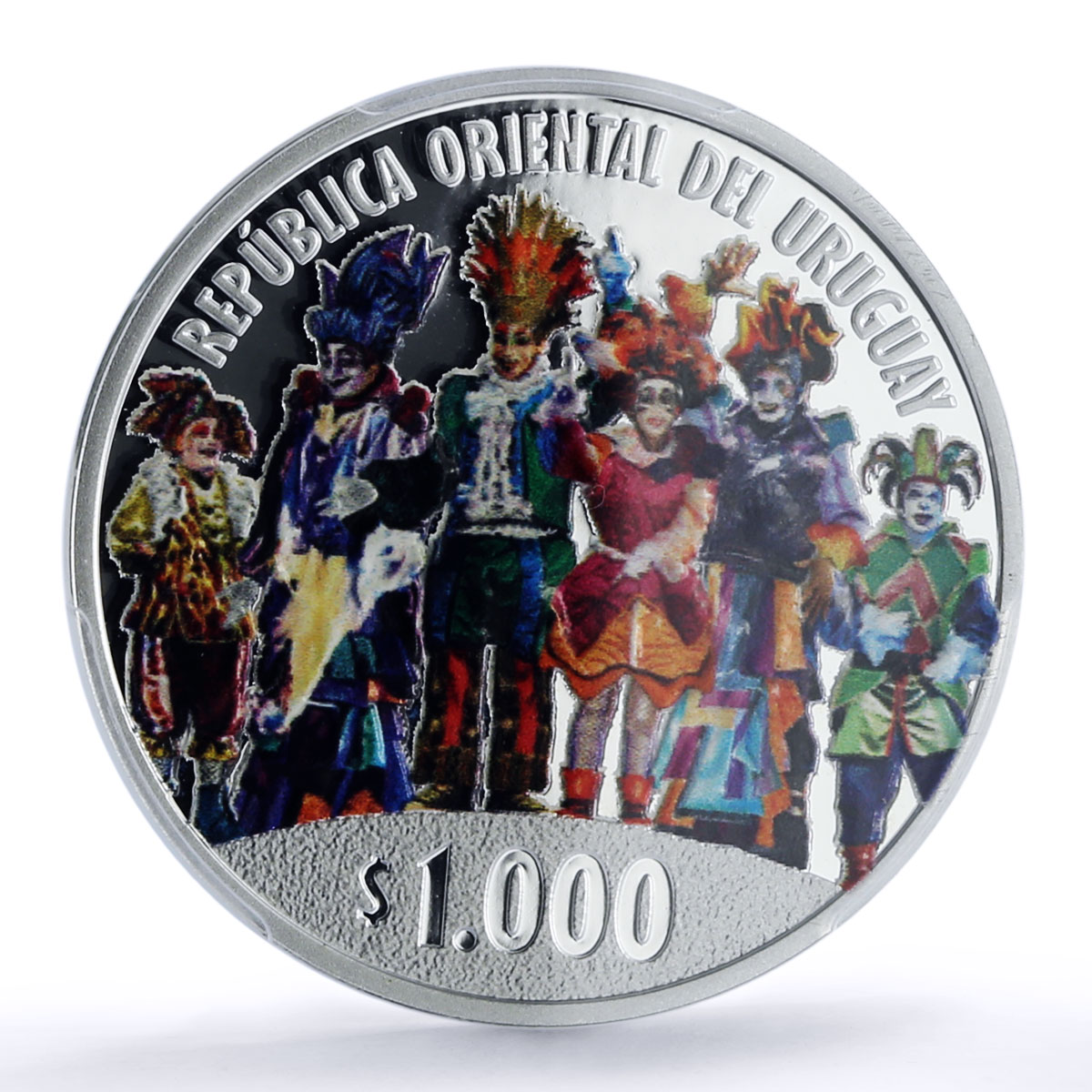 Uruguay 1000 pesos Murga Carnival Festival Culture MS 70 PCGS silver coin 2020