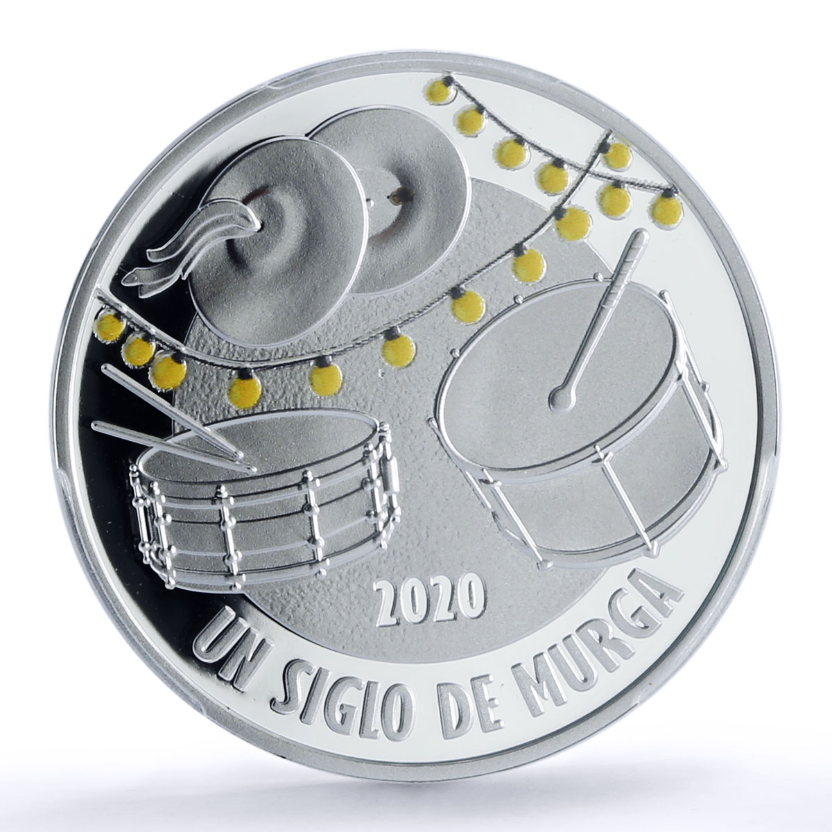 Uruguay 1000 pesos Murga Carnival Festival Culture MS 70 PCGS silver coin 2020