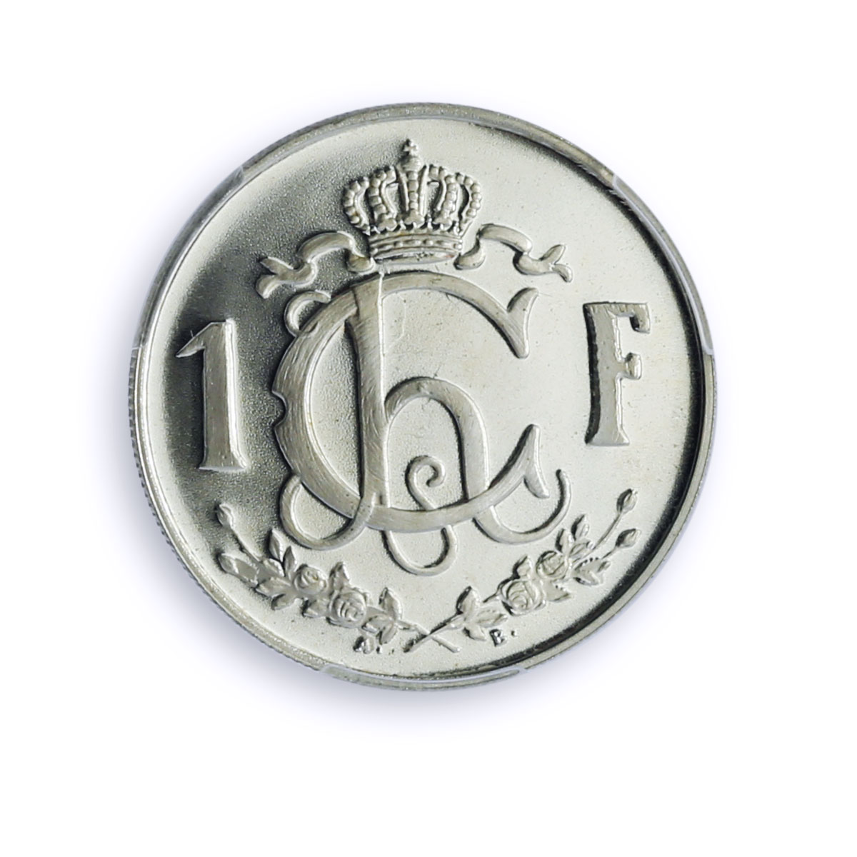 Luxembourg 1 franc Jean Steelworker KM-46.2a PR 67 PCGS silver coin 1980