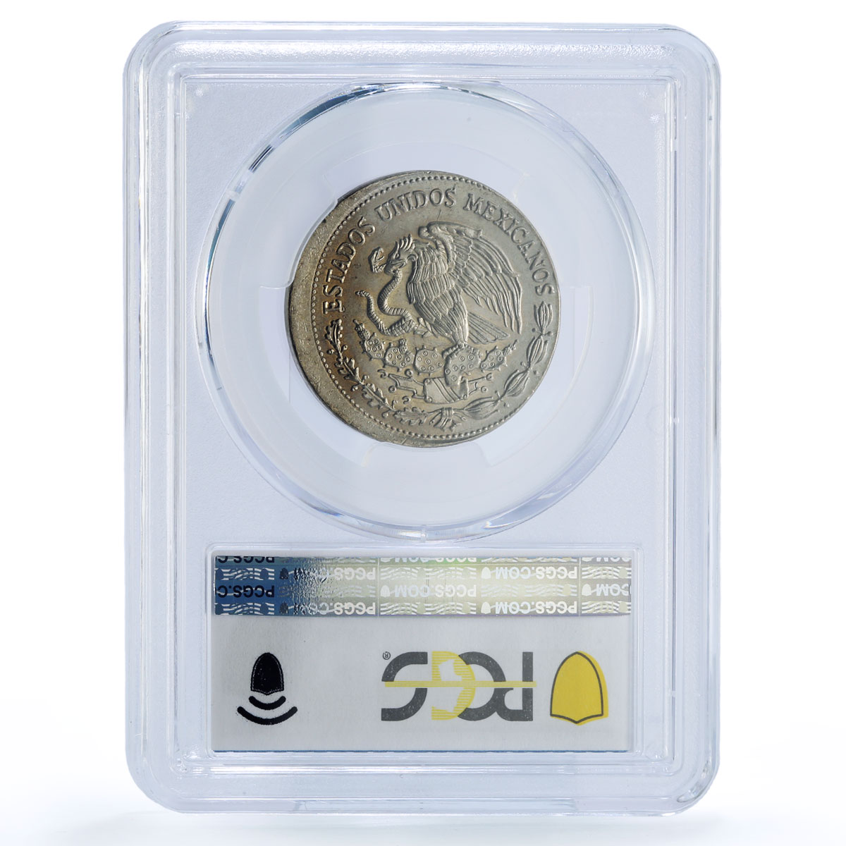 Mexico 500 pesos Republic Mint Error Broadstrike MS 64 PCGS CuNi coin 1988