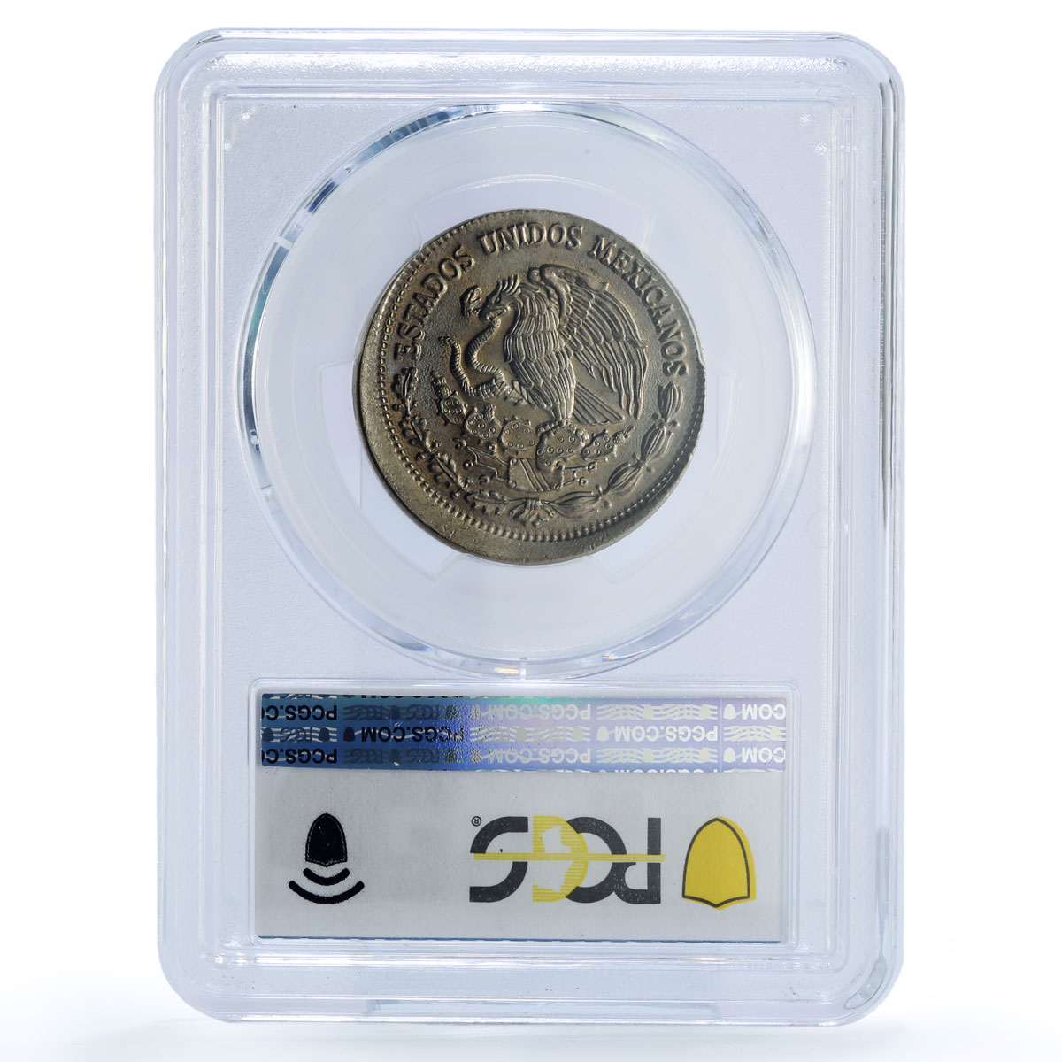 Mexico 500 pesos Republic Mint Error Broadstruck MS 64 PCGS CuNi coin 1988
