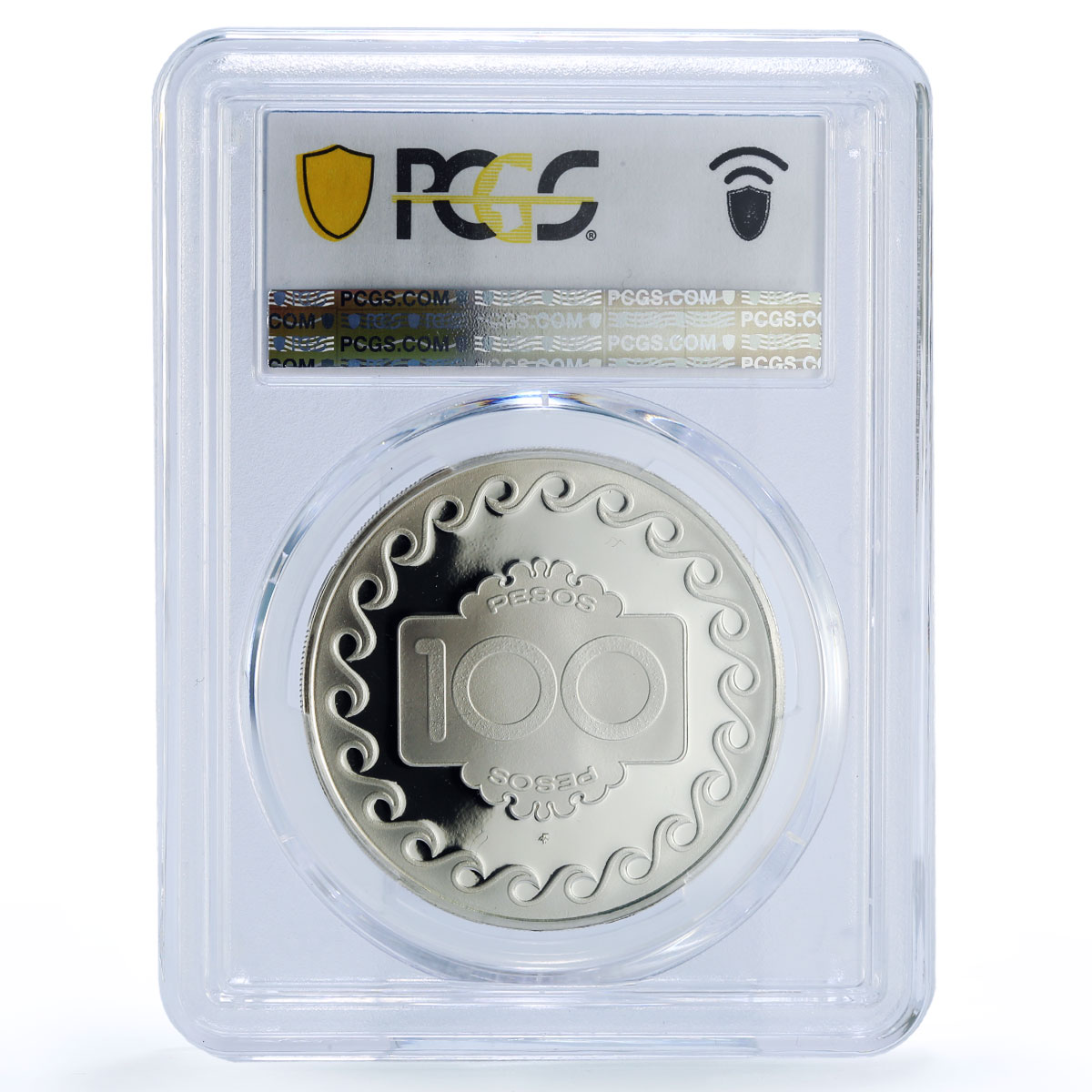 Philippines Manila Bay Casino Fantasy Token 100 PR 70 PCGS silver 1978 - 1980 FM