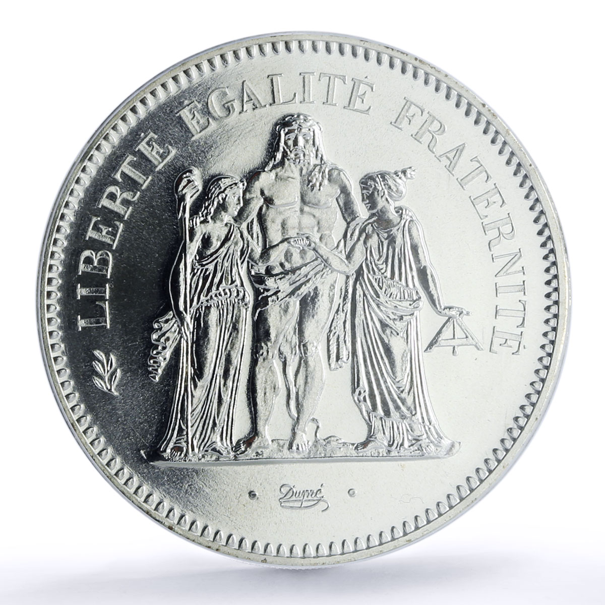 France 50 francs Hercules Gad-882 F-427 KM-941 MS 68 PCGS silver coin 1977
