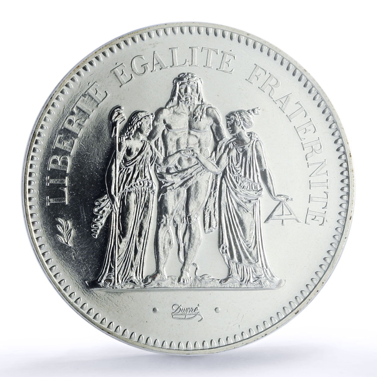France 50 francs Hercules Gad-882 F-427 KM-941 MS 67 PCGS silver coin 1976
