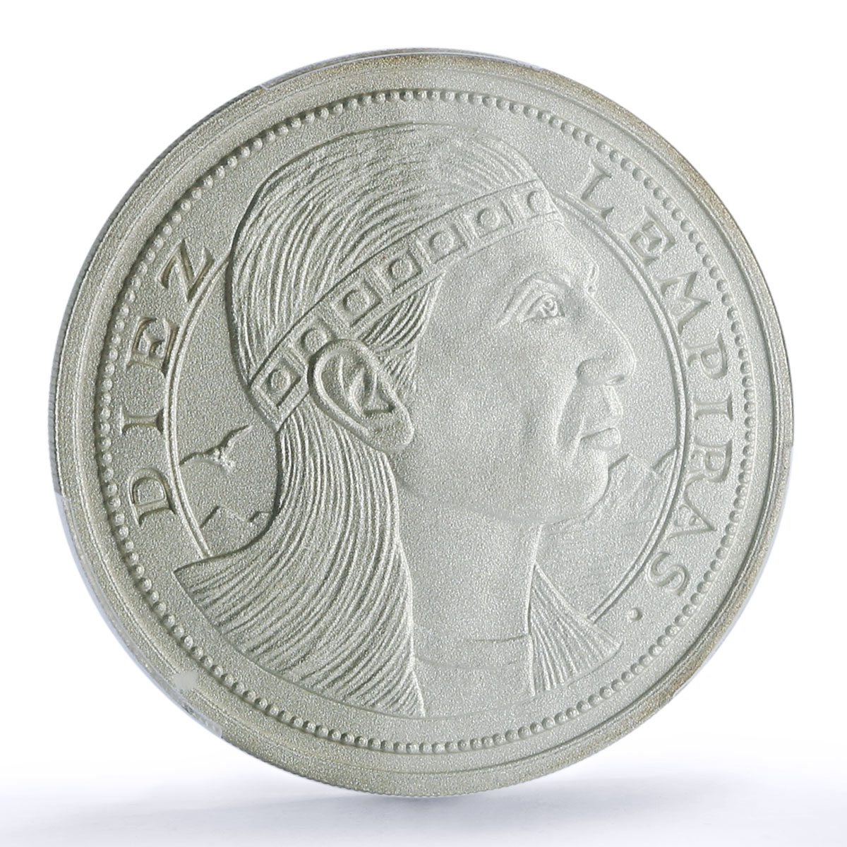 Honduras 10 lempiras Pattern Silver Alloy X#1.1 PR 70 PCGS RE coin 1995