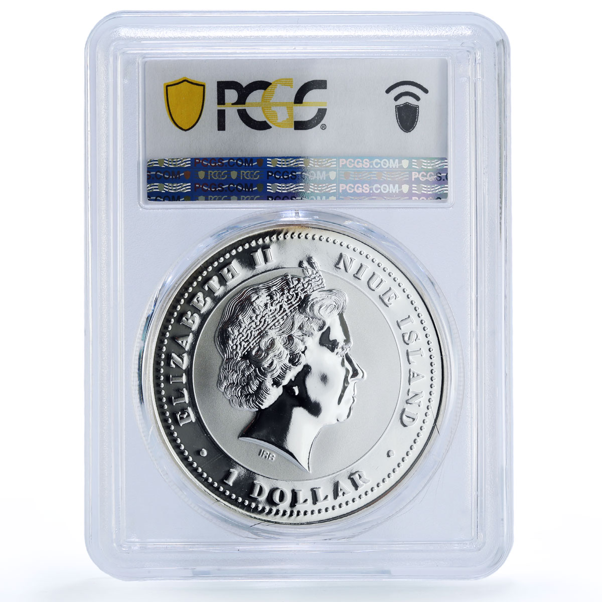 Niue 1 dollar Shenzhou Launch China Rocket Space PR 68 PCGS silver coin 2005