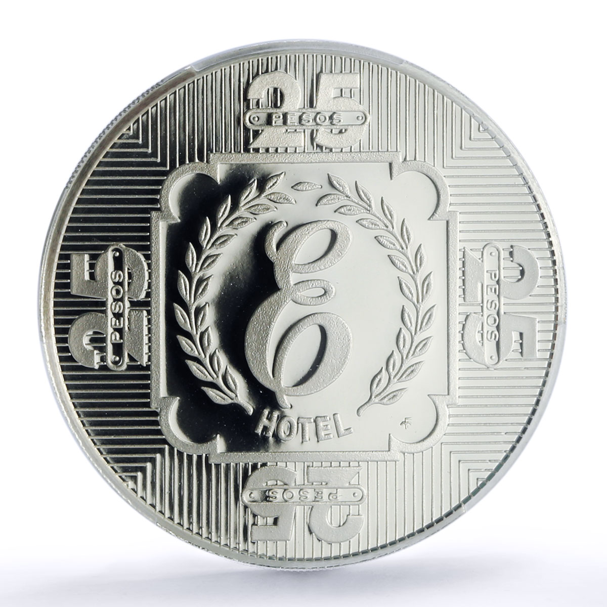 Dominican Rep. Embajador Casino Fantasy Token PR 70 PCGS silver 1978 - 1980 FM