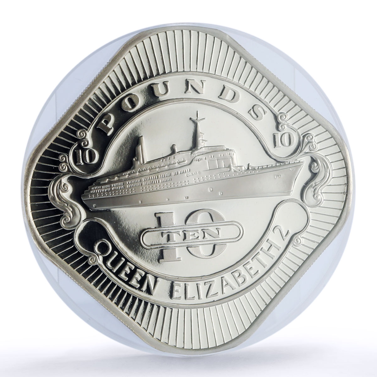 Great Britain Cunard Ship Casino Fantasy Token PR 70 PCGS silver 1978 - 1980 FM