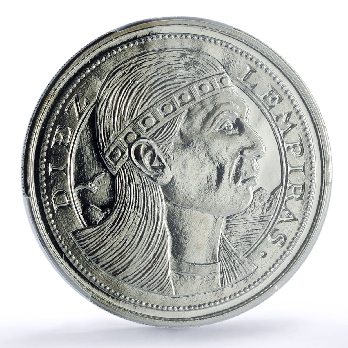 Honduras 10 lempiras Republic Pattern Trial X#1f.1 PR 69 PCGS CuNi RE coin 1995