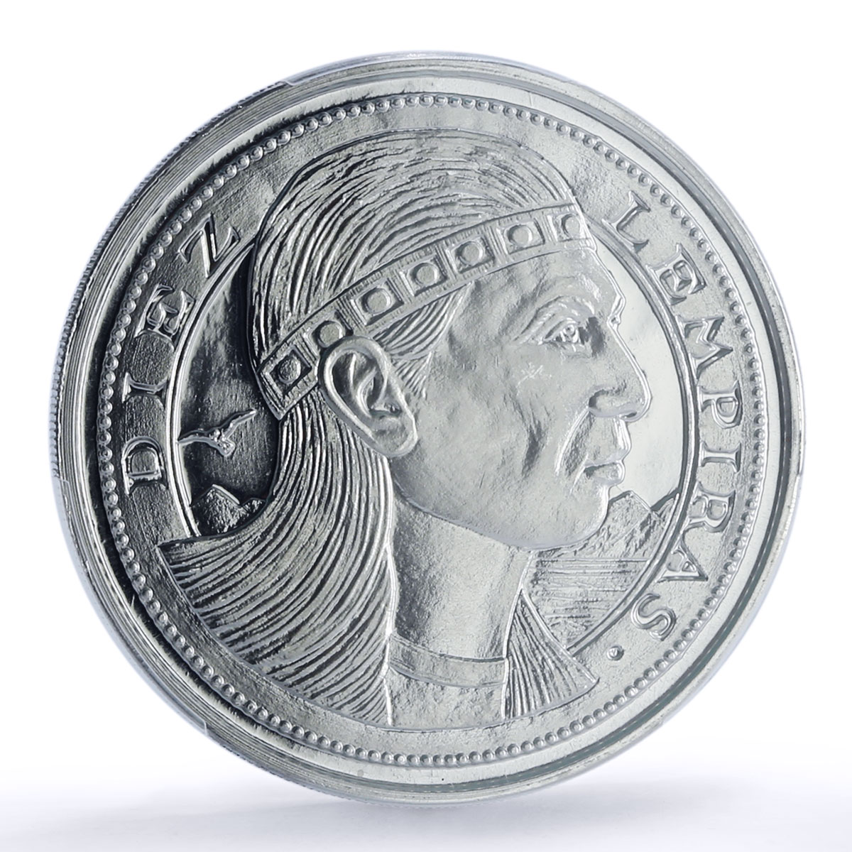 Honduras 10 lempiras Pattern Aluminum Alloy X#1d.1 PR 69 PCGS RE coin 1995