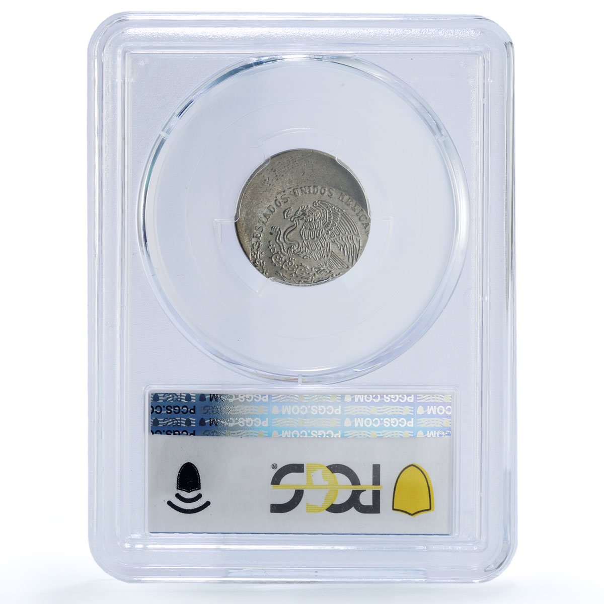 Mexico 20 centavos Republic Mint Error Struck Off-Center MS 63 PCGS coin 1981