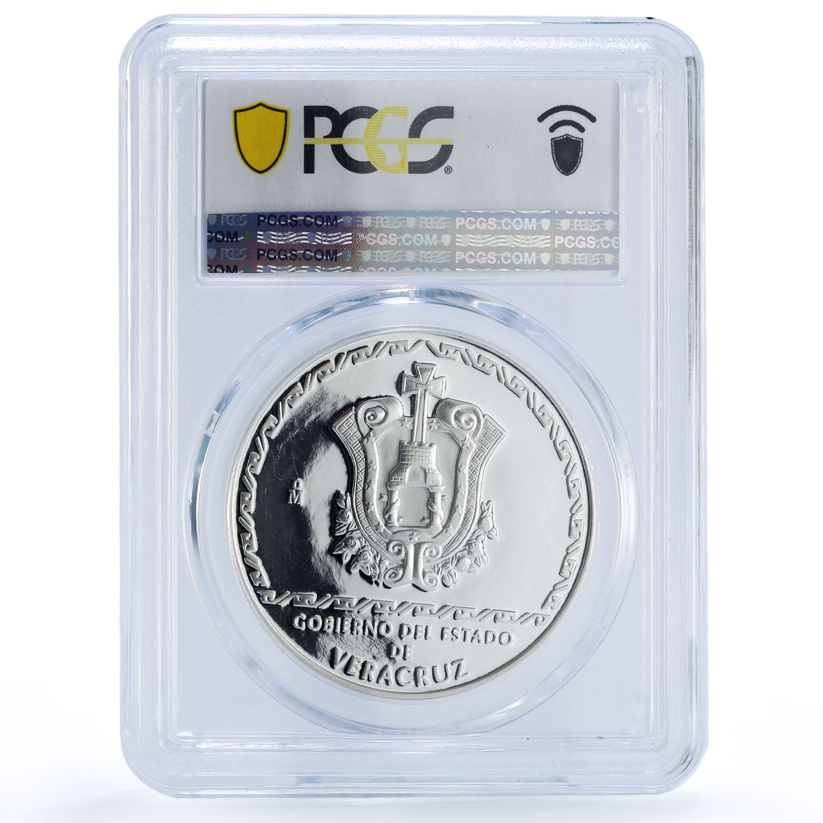 Mexico Veracruz State Jarocha Woman Culture SP 64 PCGS silver medal ND No Date