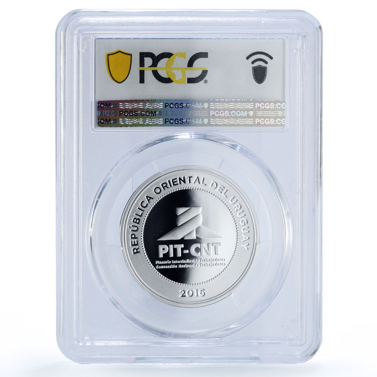 Uruguay 1000 pesos Jose Pepe Elia PIT CNT Congress PR 70 PCGS silver coin 2016