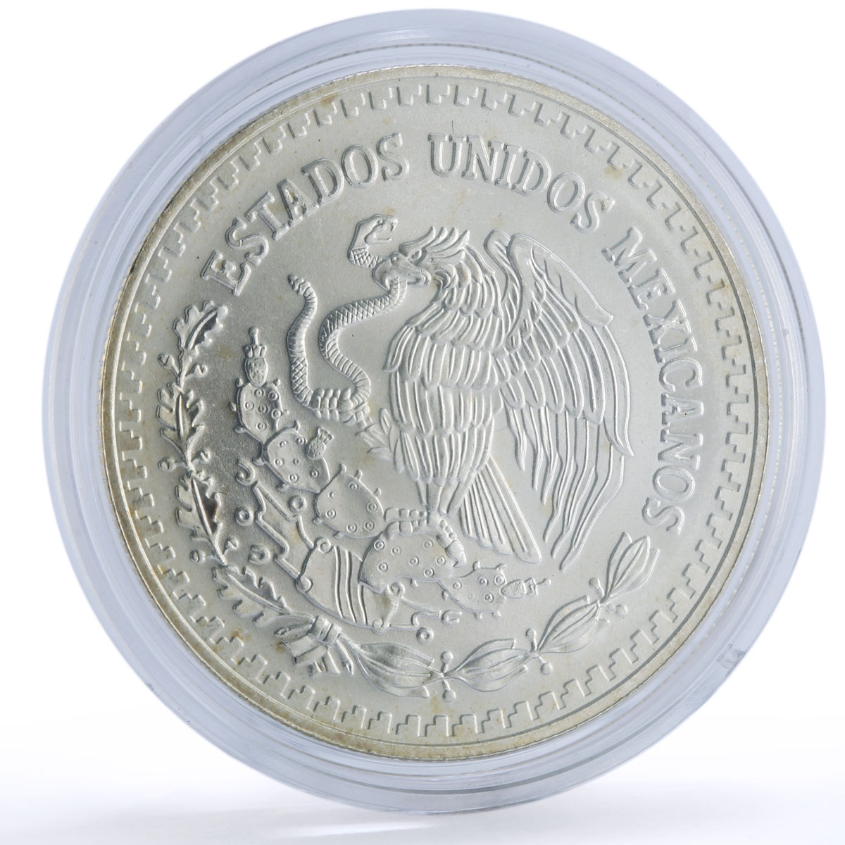 Mexico 1 onza Libertad Angel of Independence KM-613 Bullion silver coin 1996