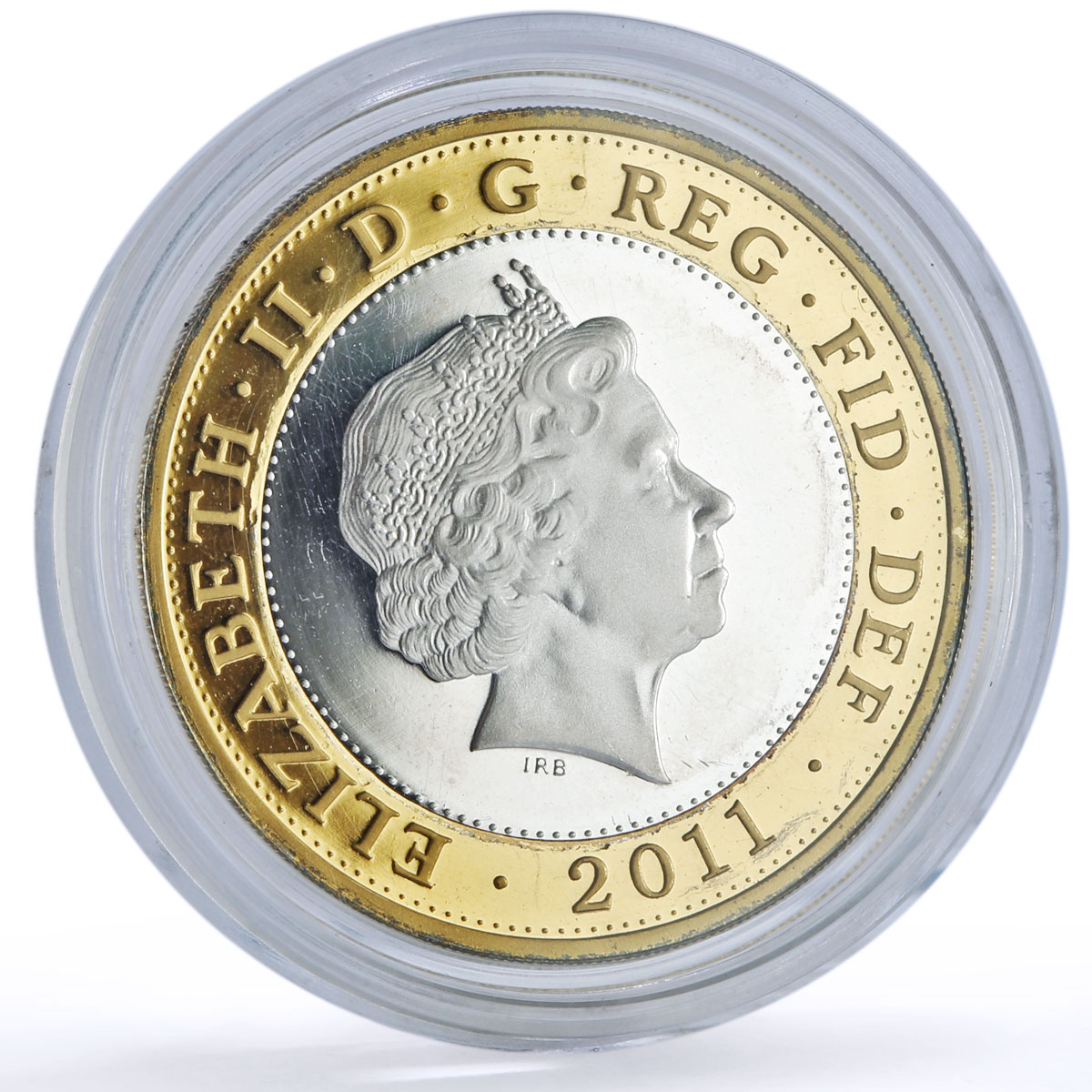 Great Britain 2 pounds Mary Rose KM-1199a Ship Clipper proof silver coin 2011