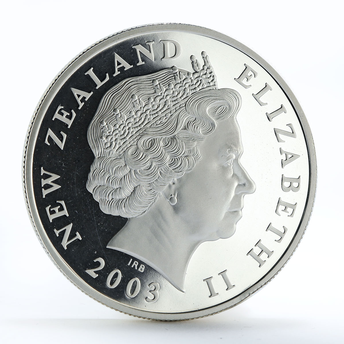New Zealand 1 Dollar Bridge Of Kazad Dum Colored Silver Coin 2003 New Zealand 1 Dollar Bridge Of Kazad Dum Colored Silver Coin 2003