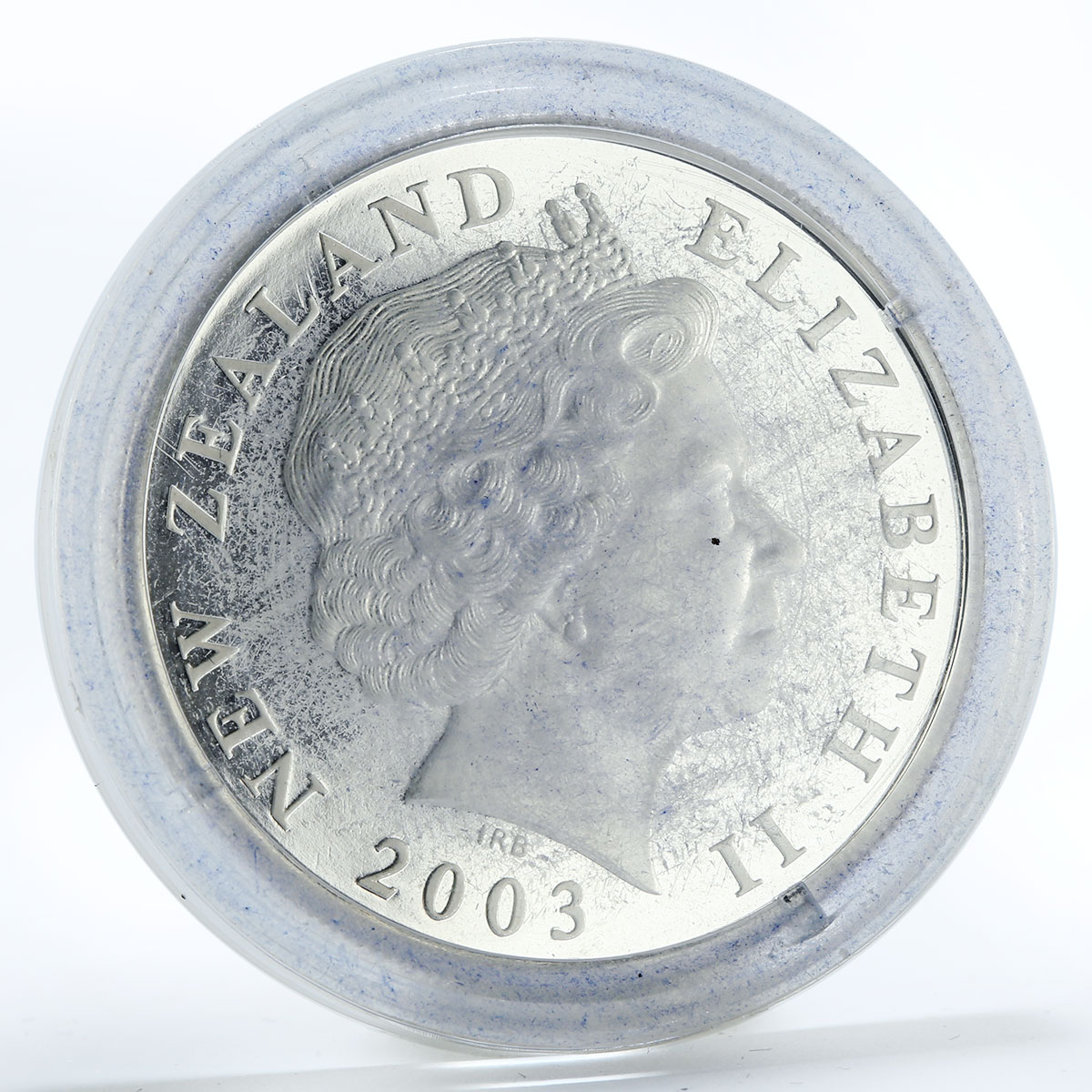 New Zealand 1 dollar Bridge of Kazad-Dum colored silver coin 2003