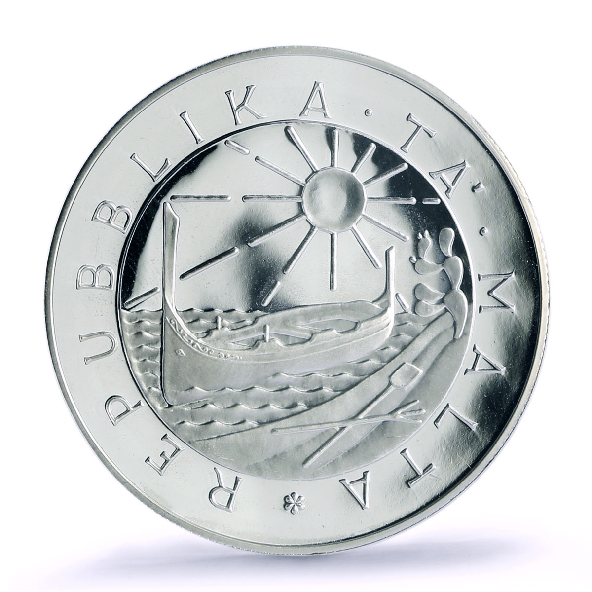 Malta 5 liri Year of Disabled Persons PR67 PCGS silver piedfort coin 1983