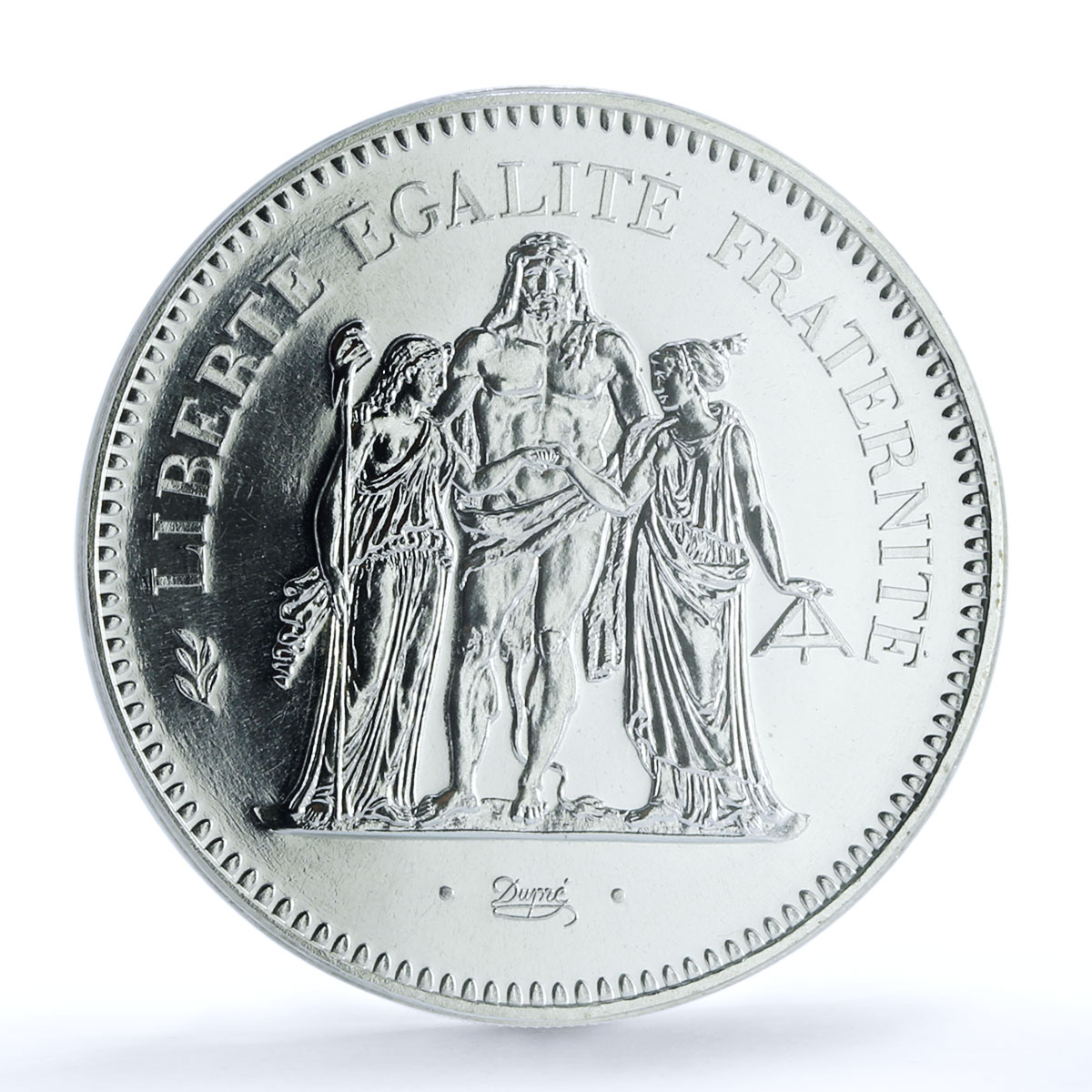 France 50 francs Hercules KM-941.1 Gad-882 F-427 MS 67 PCGS silver coin 1977 France 50 francs Hercules KM-941.1 Gad-882 F-427 MS 67 PCGS silver coin 1977