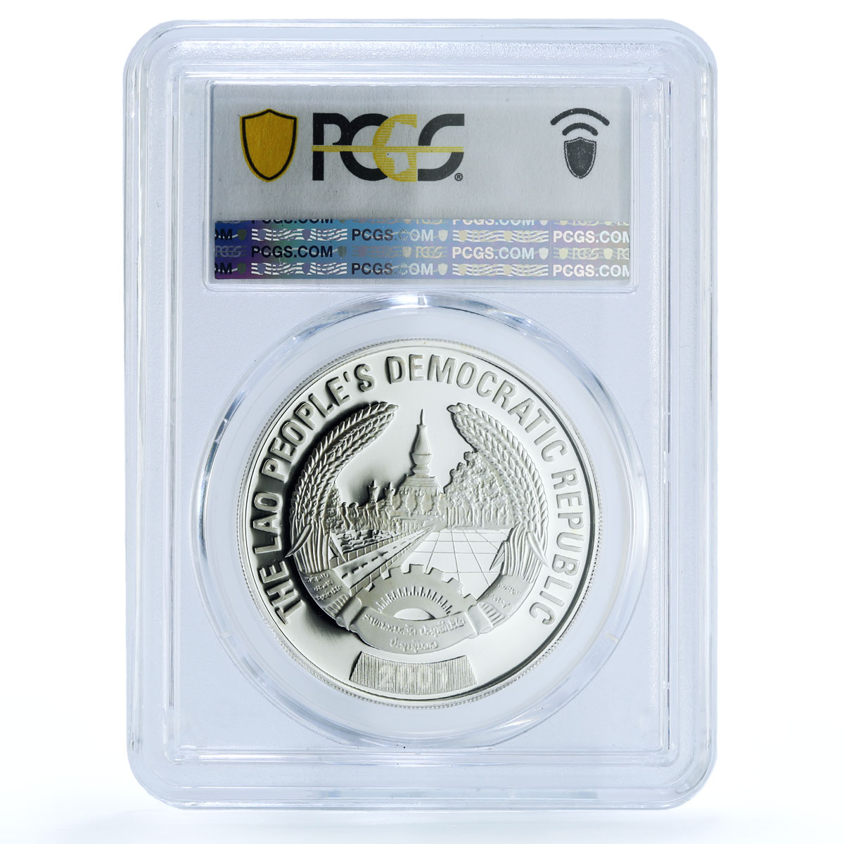 Laos 15000 kip Red Dragon Fish KM-75 Wildlife Fauna PR 68 PCGS silver coin 2000 Laos 15000 kip Red Dragon Fish KM-75 Wildlife Fauna PR 68 PCGS silver coin 2000