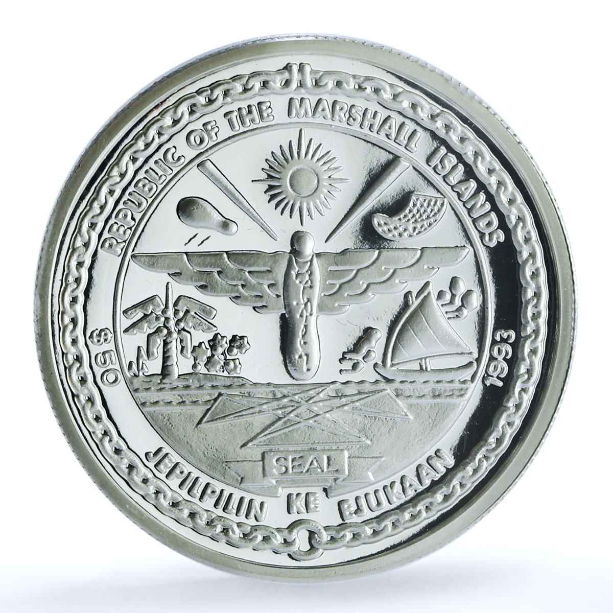 Marshall Islands 50 dollars Elvis Presley KM-130 PR 70 PCGS silver coin 1993 Marshall Islands 50 dollars Elvis Presley KM-130 PR 70 PCGS silver coin 1993