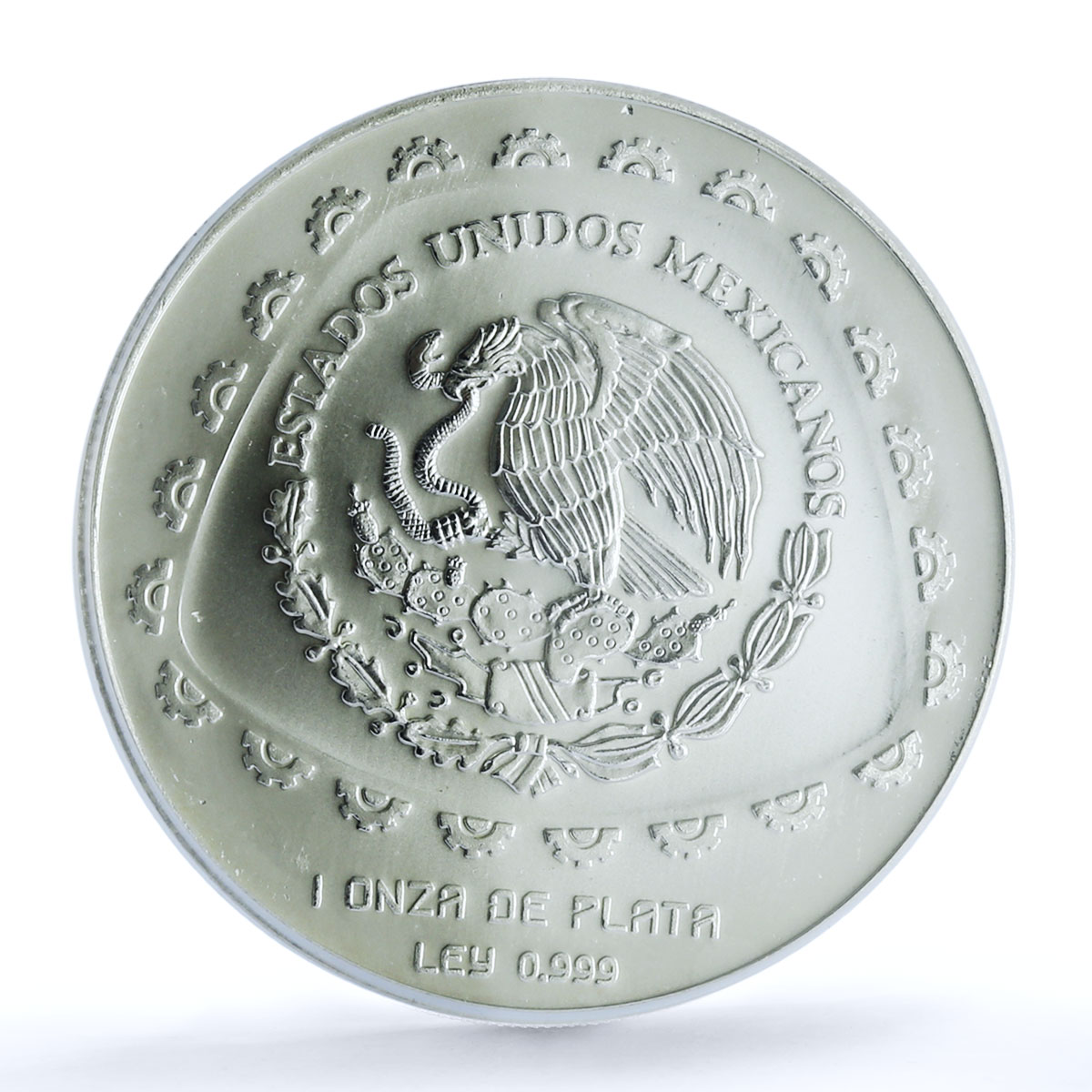 Mexico 5 pesos Sacerdote KM-664 Precolombina Toltec MS 66 PCGS silver coin 1998 Mexico 5 pesos Sacerdote KM-664 Precolombina Toltec MS 66 PCGS silver coin 1998