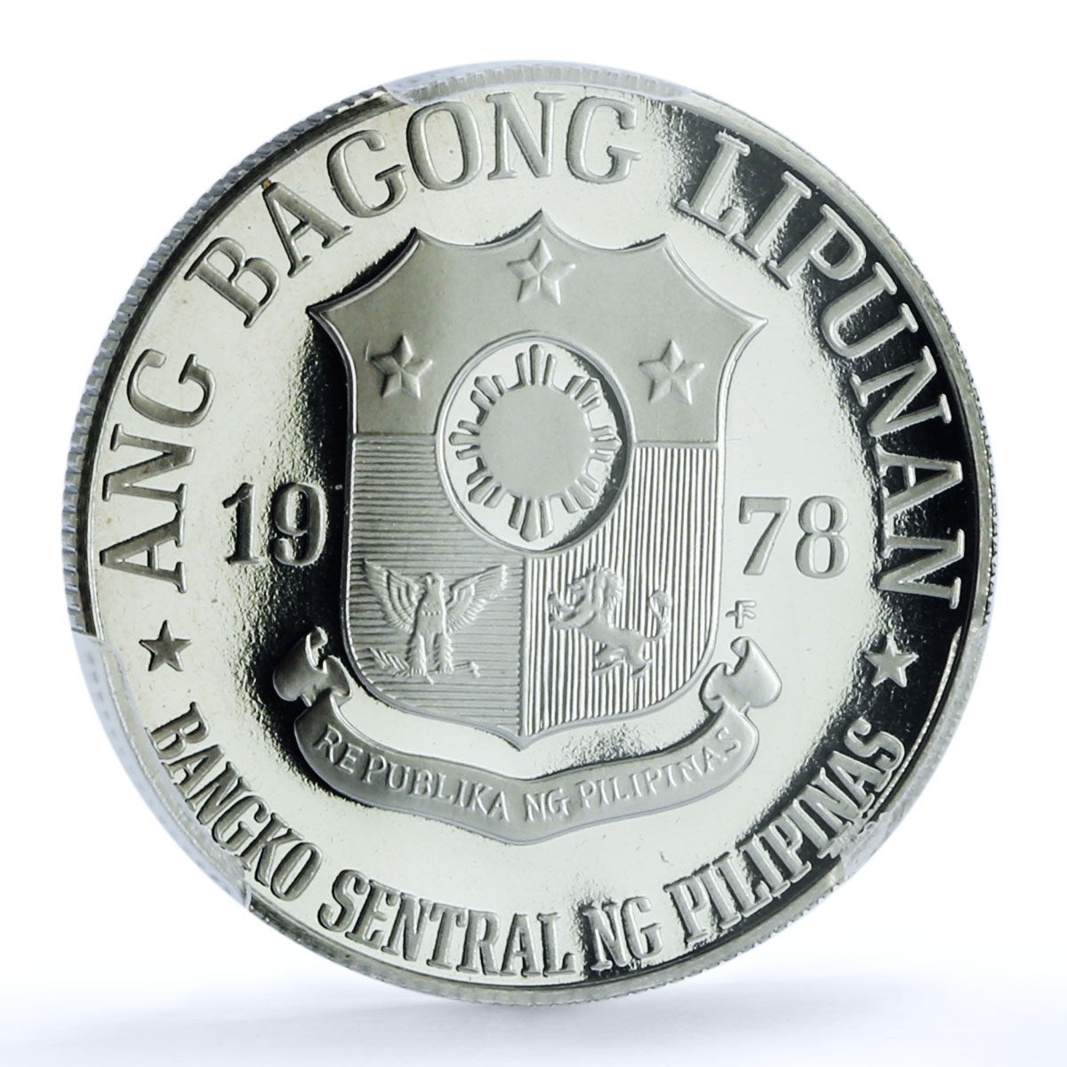 Philippines 1 piso Republic KM-209.1 Jose Rizal PR 70 PCGS CuNi coin 1978 Philippines 1 piso Republic KM-209.1 Jose Rizal PR 70 PCGS CuNi coin 1978