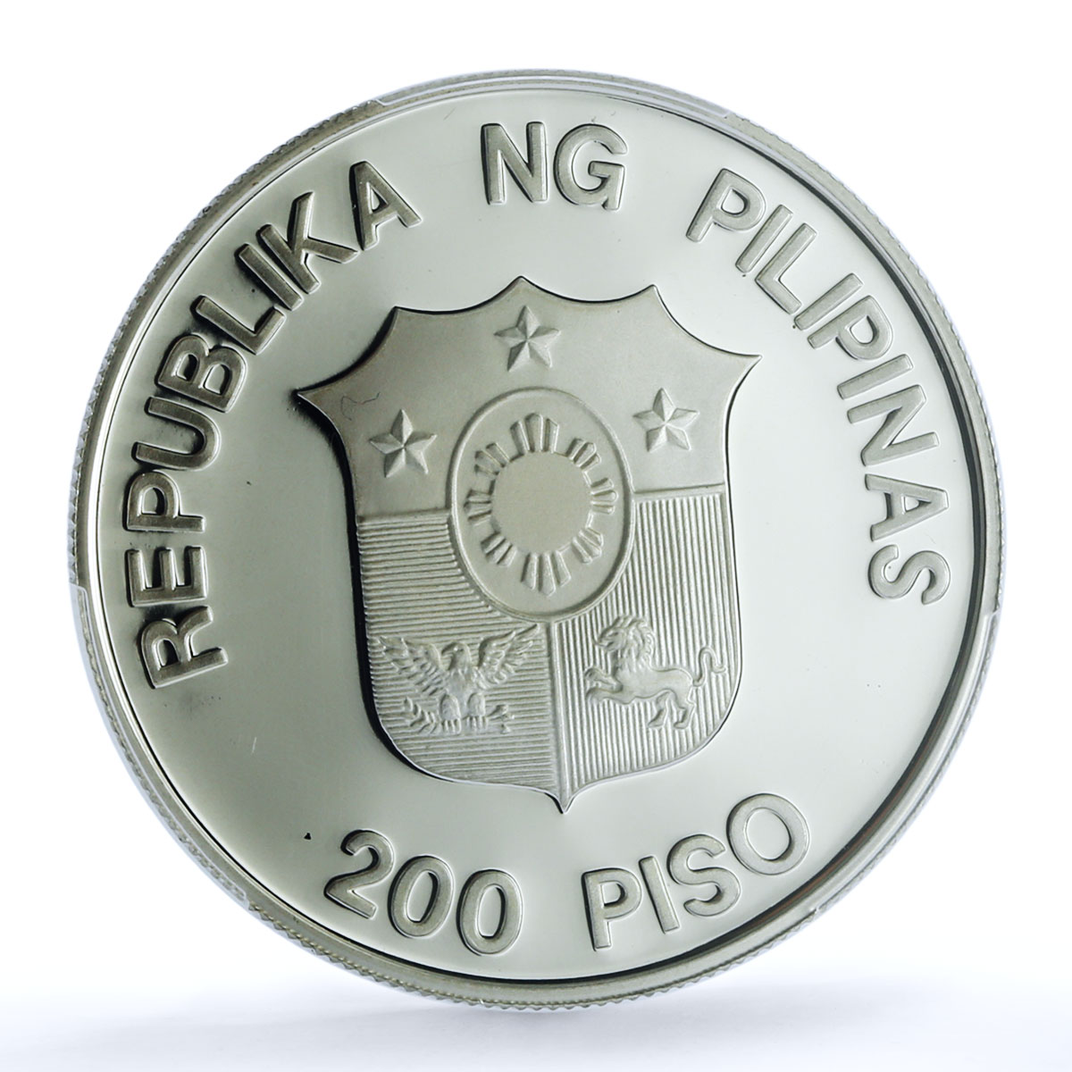 Philippines 200 piso Mindoro Buffalo KM-248 Bull WWF PR 69 PCGS silver coin 1987 Philippines 200 piso Mindoro Buffalo KM-248 Bull WWF PR 69 PCGS silver coin 1987