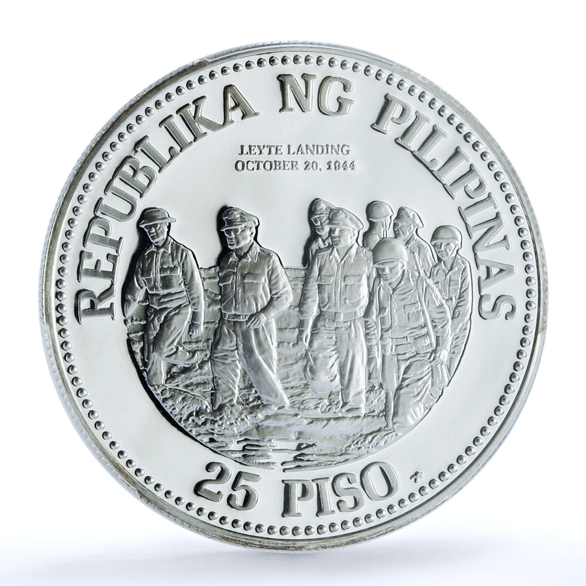 Philippines 25 piso General Douglas MacArthur KM-230 PR 70 PCGS silver coin 1980 Philippines 25 piso General Douglas MacArthur KM-230 PR 70 PCGS silver coin 1980