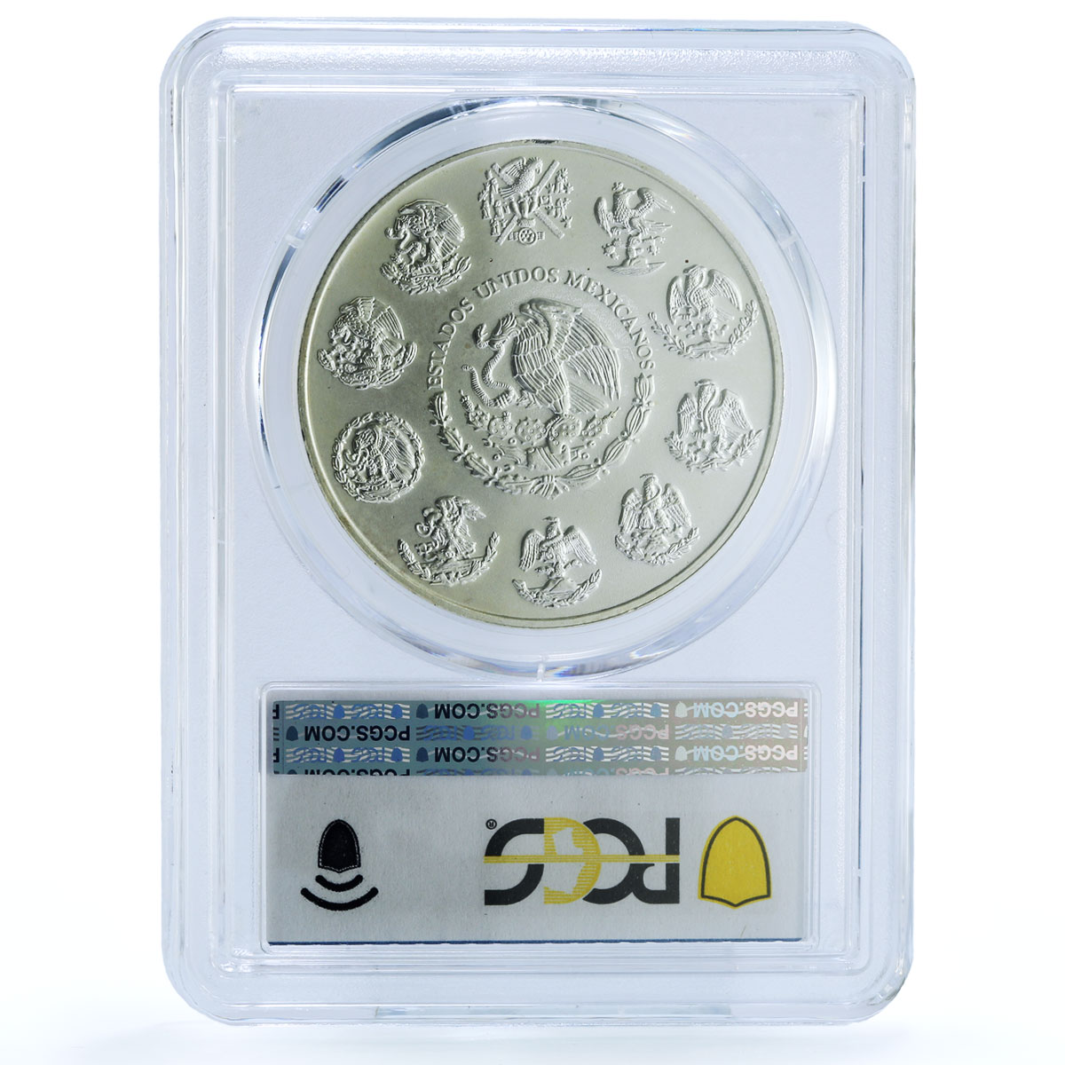 Mexico 1 onza Libertad Angel of Independence KM-613 PR 64 PCGS silver coin 1997 Mexico 1 onza Libertad Angel of Independence KM-613 PR 64 PCGS silver coin 1997