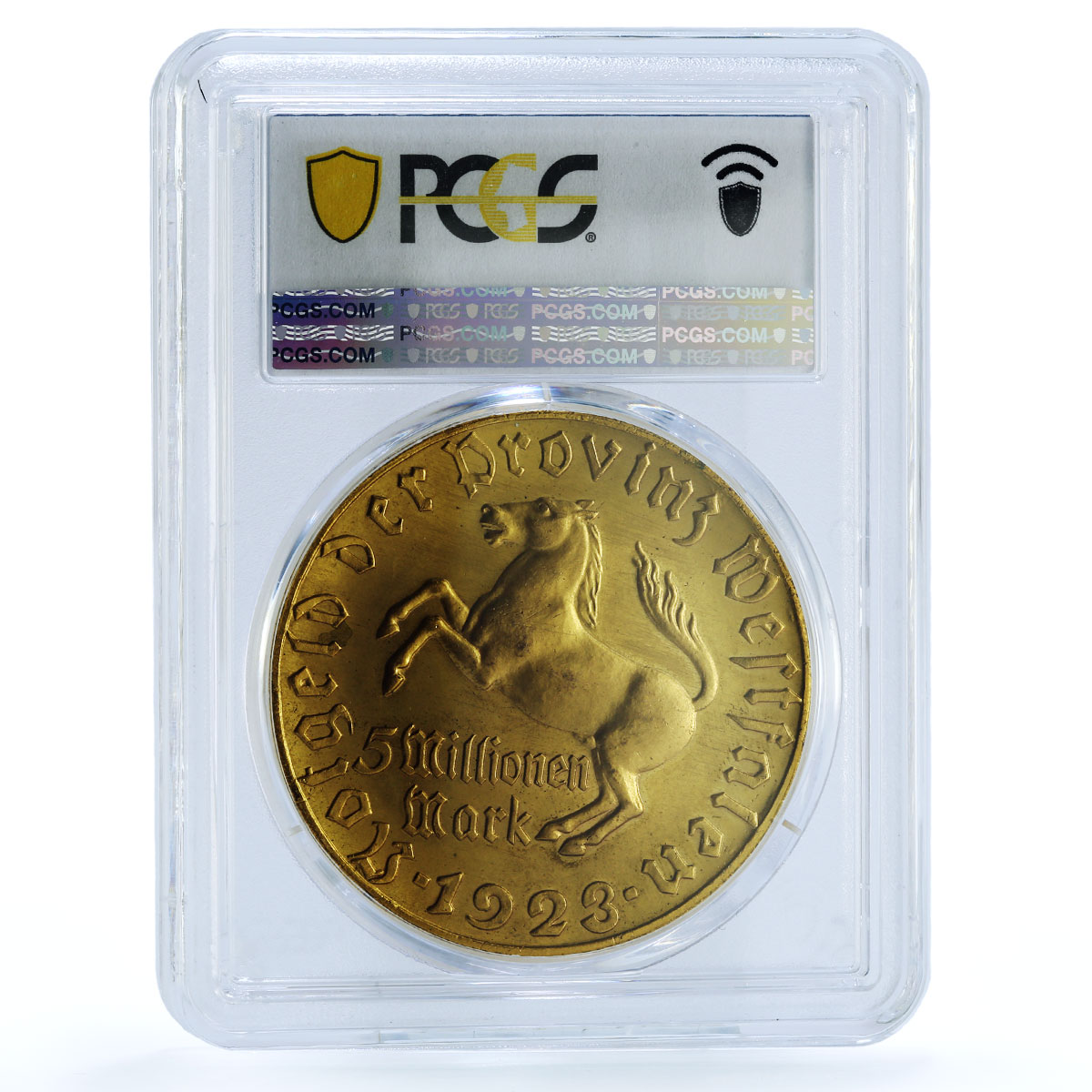 Germany Westphalia 5000000 mark von Stein Notgeld J. N-21 MS 64 PCGS coin 1923