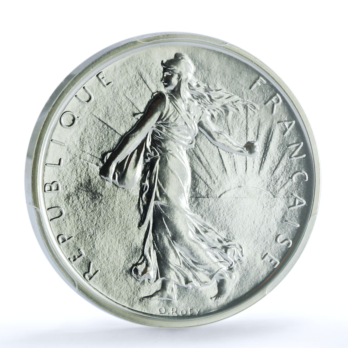 France 5 francs Piedfort KM-926 P404 SP 69 PCGS silver coin 1968 France 5 francs Piedfort KM-926 P404 SP 69 PCGS silver coin 1968