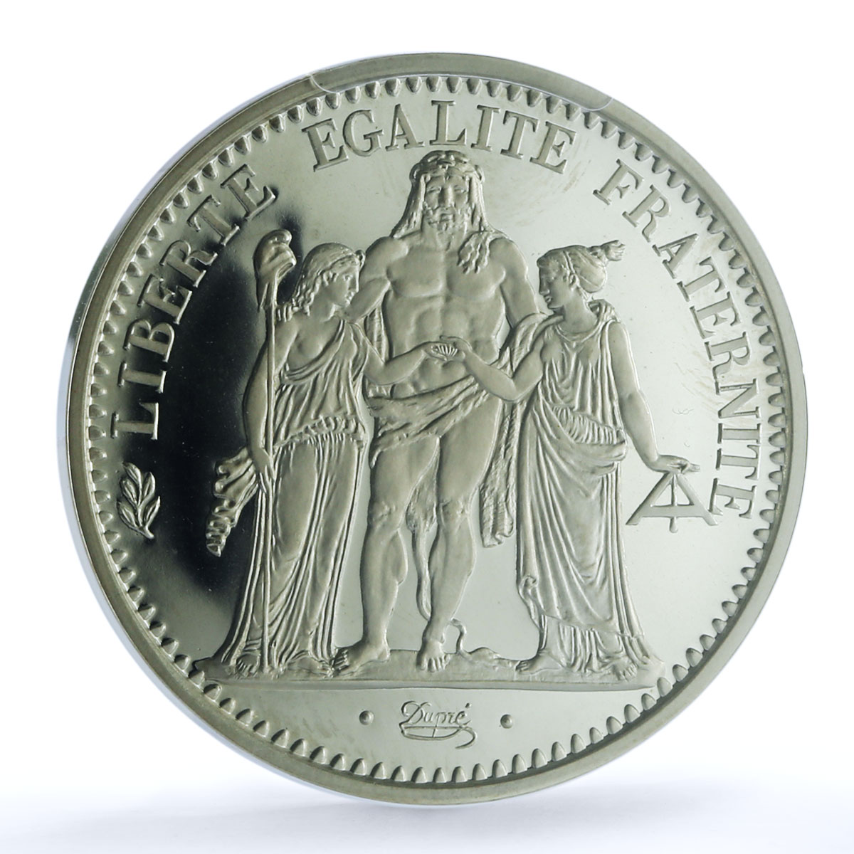 France 10 francs Hercules Piedfort KM-932 P406 SP 67 PCGS silver coin 1968