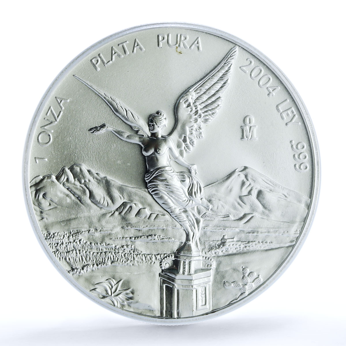 Mexico 1 onza Libertad Angel of Independence KM-639 MS 68 PCGS silver coin 2004 Mexico 1 onza Libertad Angel of Independence KM-639 MS 68 PCGS silver coin 2004
