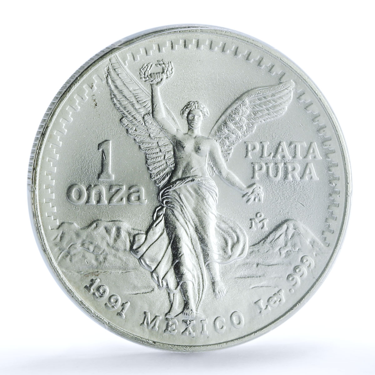 Mexico 1 onza Libertad Angel of Independence KM-494.2 MS68 PCGS silver coin 1991 Mexico 1 onza Libertad Angel of Independence KM-494.2 MS68 PCGS silver coin 1991