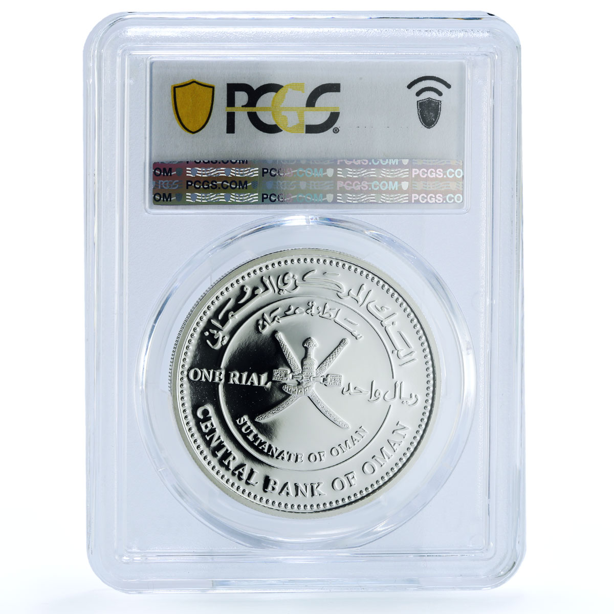 Oman 1 rial Spotted Sandgrouse KM-190 Bird Fauna PR 69 PCGS silver coin 2009 Oman 1 rial Spotted Sandgrouse KM-190 Bird Fauna PR 69 PCGS silver coin 2009