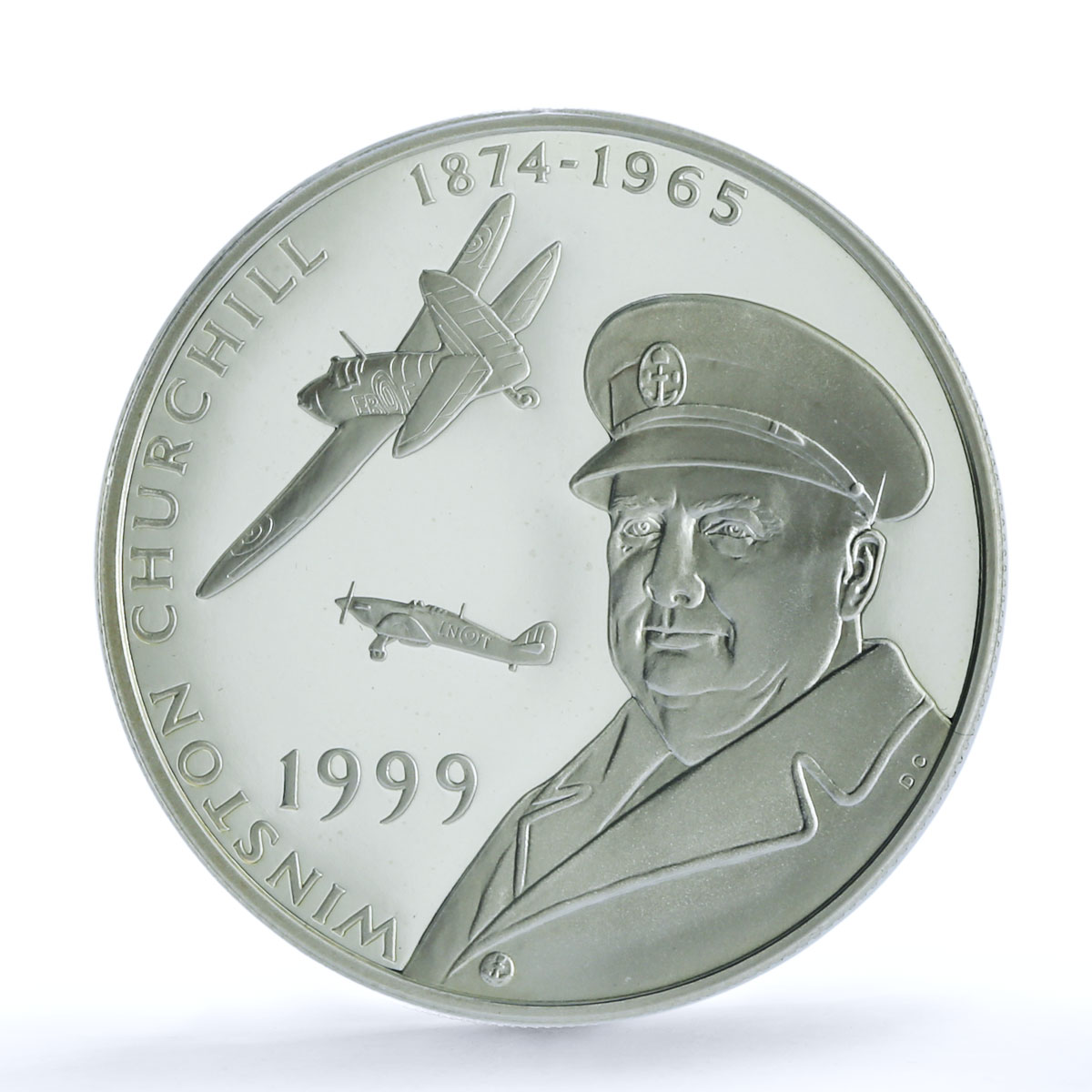 Tristan Da Cunha 50 pence Churchill KM-9a Plane PR 69 PCGS silver coin 1999 Tristan Da Cunha 50 pence Churchill KM-9a Plane PR 69 PCGS silver coin 1999