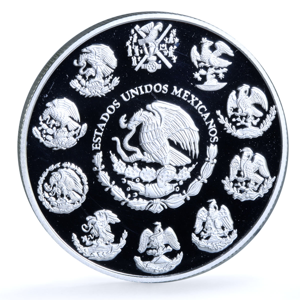 Mexico 5 pesos Observatorio KM-947 Chichen Itza Bullion proof silver coin 2012 Mexico 5 pesos Observatorio KM-947 Chichen Itza Bullion proof silver coin 2012