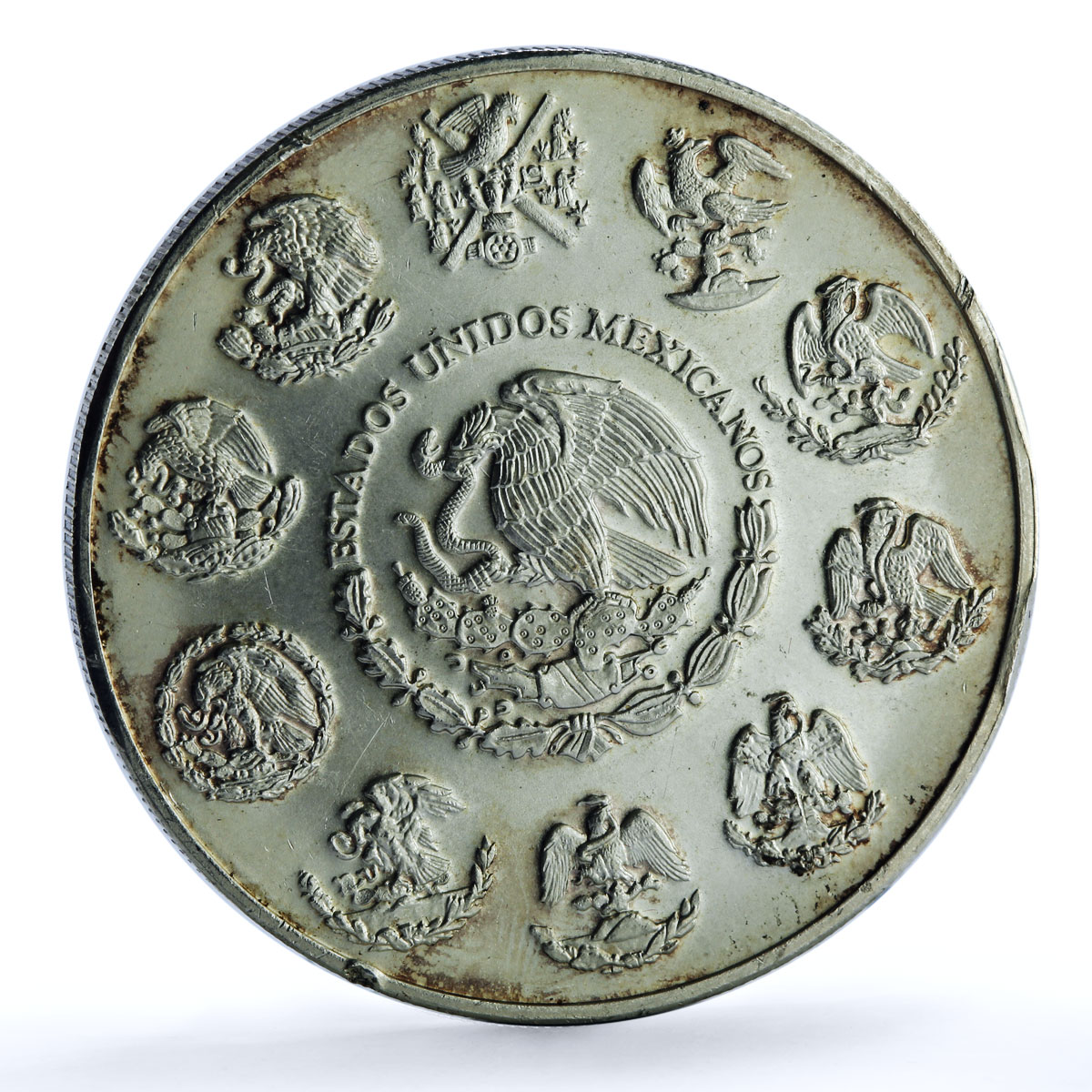 Mexico 2 onzas Libertad Angel of Independence KM-614 Bullion silver coin 1998 Mexico 2 onzas Libertad Angel of Independence KM-614 Bullion silver coin 1998