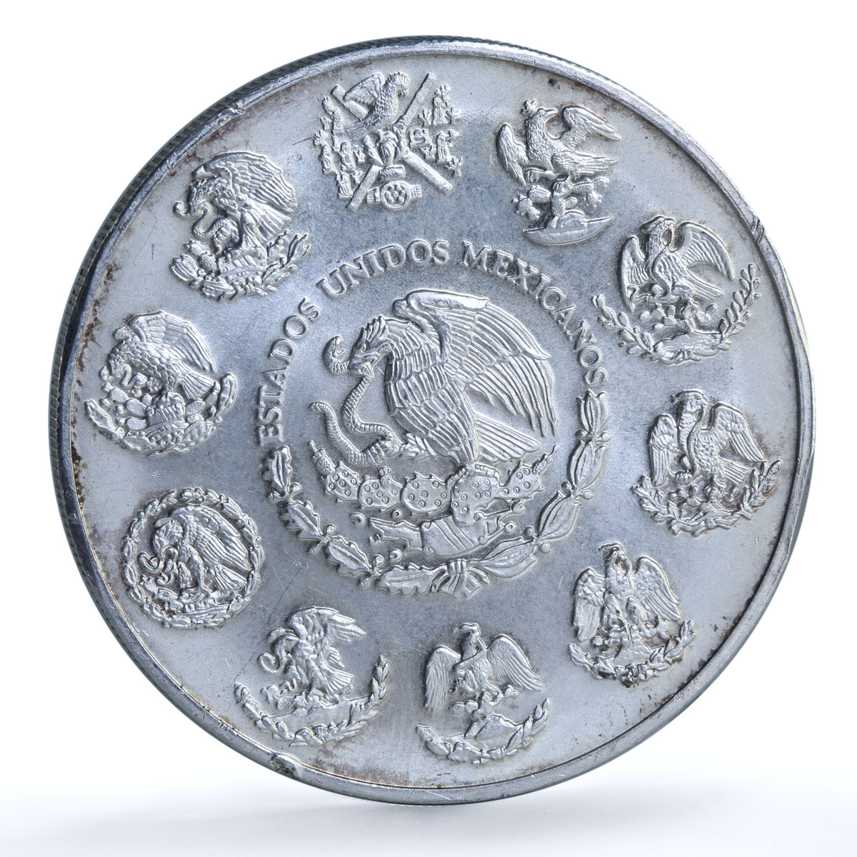 Mexico 2 onzas Libertad Angel of Independence KM-614 Bullion silver coin 1998 Mexico 2 onzas Libertad Angel of Independence KM-614 Bullion silver coin 1998